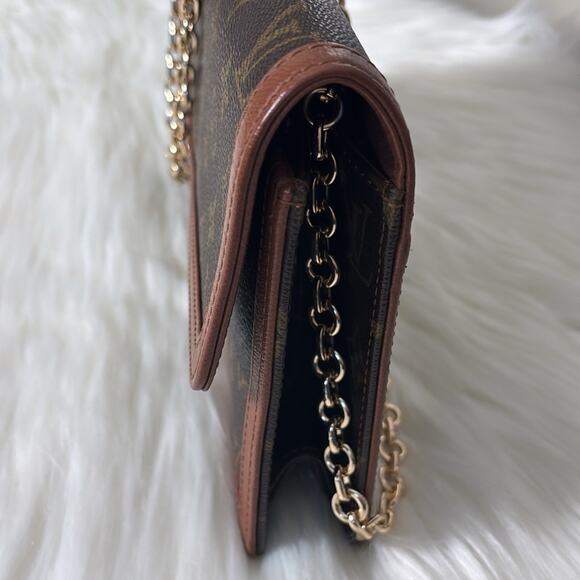 LOUIS VUITTON MONOGRAM POCHETTE DAM GM CLUTCH HANDBAG - Picture 2 of 15